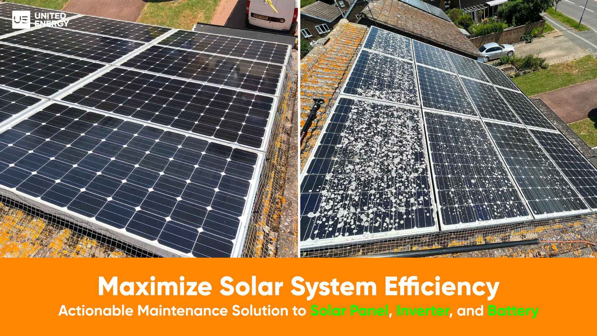 Maximize Solar System Efficiency: Actionable Maintenance Solution to Solar Panel, Inverter, and Battery